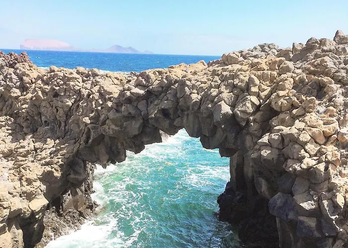 Roque Del Lanzarote Disconnection Near Of The Sea *